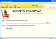 Kernel PowerPoint - Repair Powerpoint Files screenshot